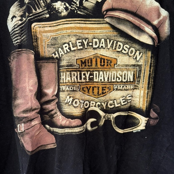Harley Davidson black t-shirt‎ XXL - Picture 2 of 4
